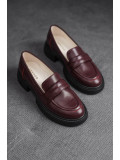 Лоферы Josie Burgundy