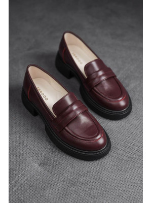 Лоферы Josie Burgundy