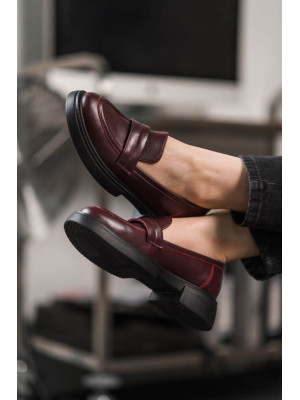 Лоферы Josie Burgundy