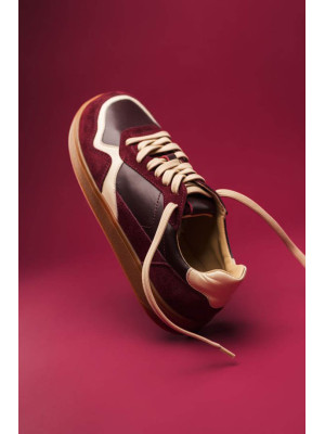Кроссовки женские анатомические Nero Burgundy