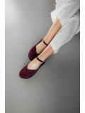 Босоножки анатомические SOLENE burgundy