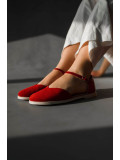 Босоножки анатомические SOLENE red