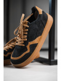 Men’s anatomical sneakers AERO black toffee