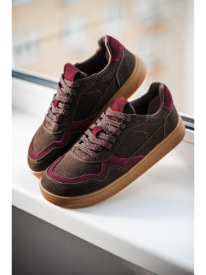 Кроссовки мужские анатомические AERO chocolate cherry