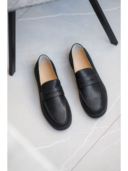 Loafers men BRUNO Black