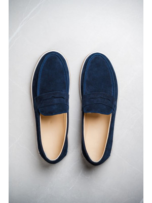 Лоферы мужские BRUNO Navy Blue