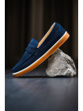 Лоферы мужские BRUNO Navy Blue