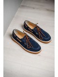 Топсайдеры мужские ENZO Navy Blue