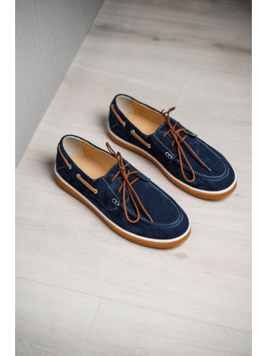 Топсайдеры мужские ENZO Navy Blue