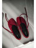 Балетки женские анатомические EVELINE burgundy