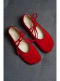 Балетки женские анатомические EVELINE red