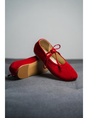 Балетки женские анатомические EVELINE red