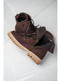 Barefoot ботинки женские TERRA Chocolate