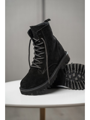 Barefoot ботинки женские TERRA Black