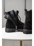 Barefoot ботинки женские TERRA Black