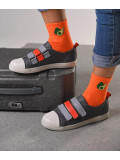 Кеды BOBBY Grey Orange
