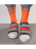 Кеды BOBBY Grey Orange