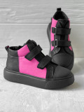 Высокие кеды ASH Black Pink