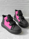 Высокие кеды ASH Black Pink
