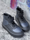 Высокие кеды SHELBY Black Navy