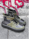 Высокие кеды SHELBY Black Khaki WINTER