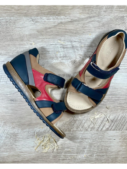 Сандалии JORDAN Navy Red