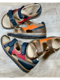 Сандалии JORDAN Camel Navy