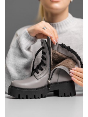 Ботинки POULINE Grey Black WINTER