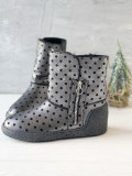Угги WENDY Silver Polka Dot