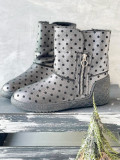 Угги WENDY Silver Polka Dot